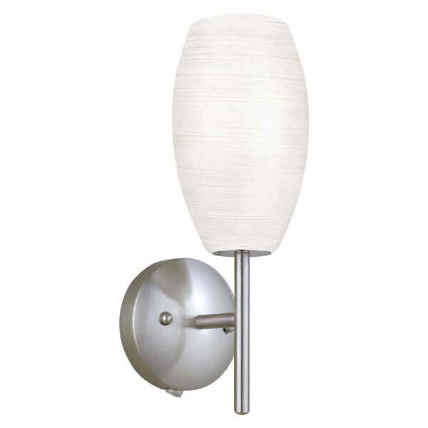 Kate Matte Nickel One-Light Wall Sconce, image 1