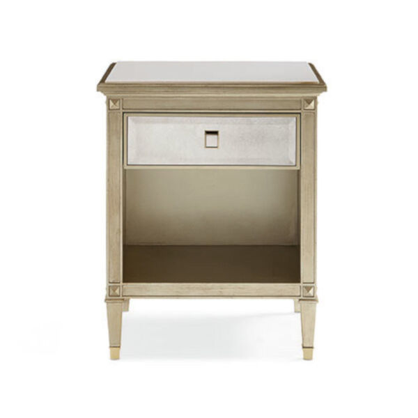 Classic Gold You Are a Beauty Nightstand, image 4