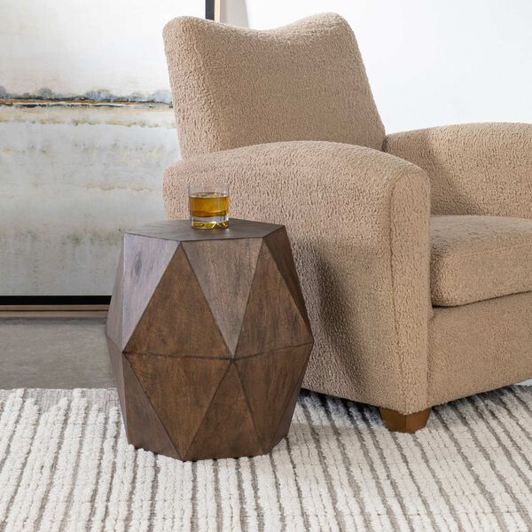 Volker Honey Geometric Accent Table, image 2