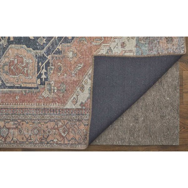 Percy Orange Brown Taupe Area Rug, image 6