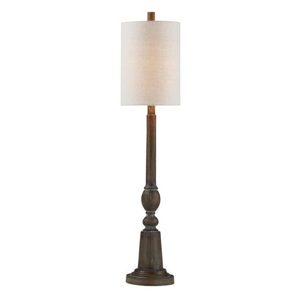 Soloman Brown One-Light Buffet Lamp, image 1