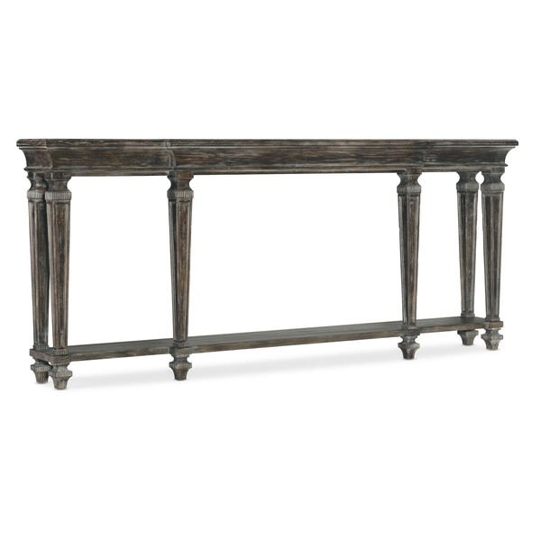 Traditions Rich Brown 78-Inch Console Table, image 1