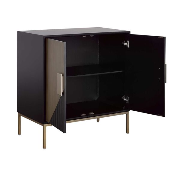 Holland Black Cabinet with Two Doors, image 3