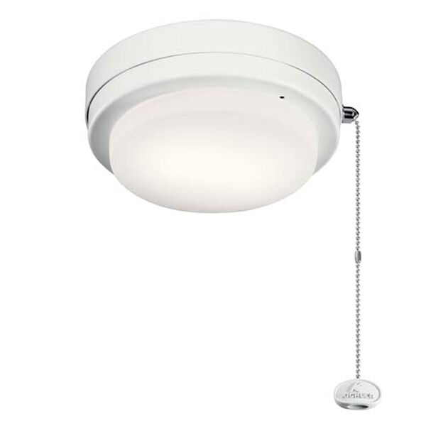 Arkwet Matte White LED 7-Inch Ceiling Fan Light Kit, image 1