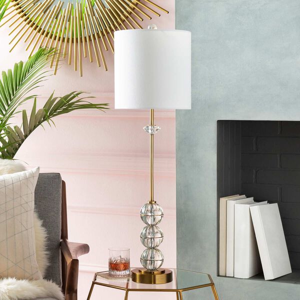 Grantley Brass One-Light Table Lamp, image 2