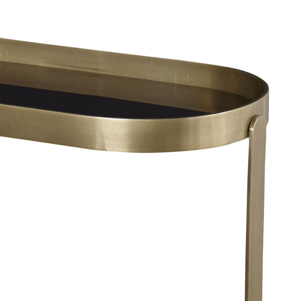 Adia Antique Gold End Table, image 4