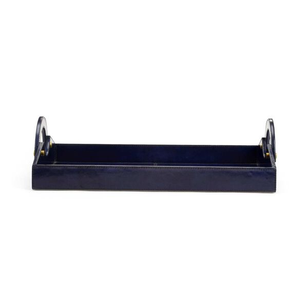 Midnight Blue Leather Tray, image 9