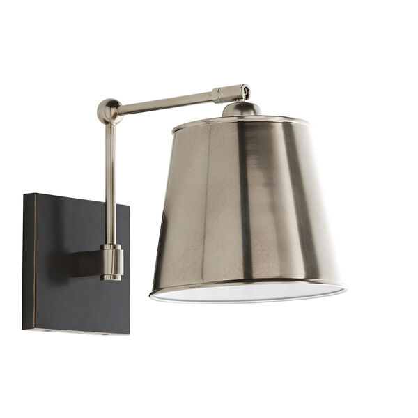 Watson Silver One-Light Wall Sconce, image 1