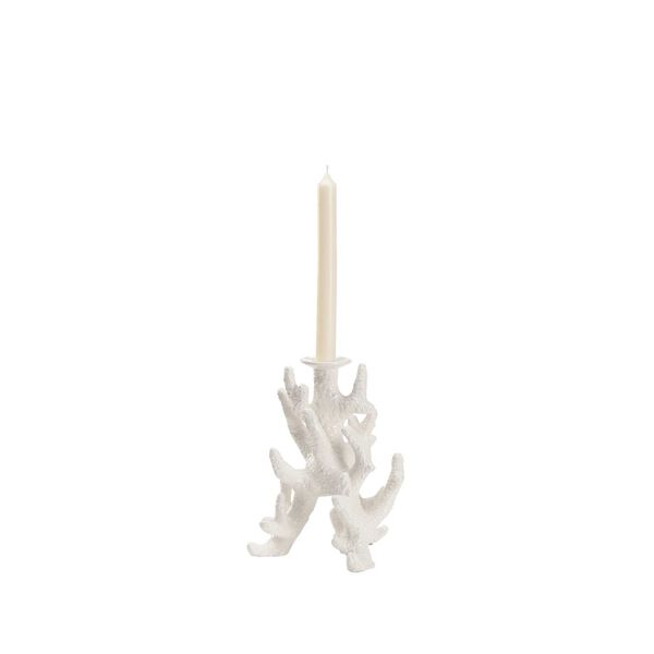 White Glaze Small Candleholder, image 9