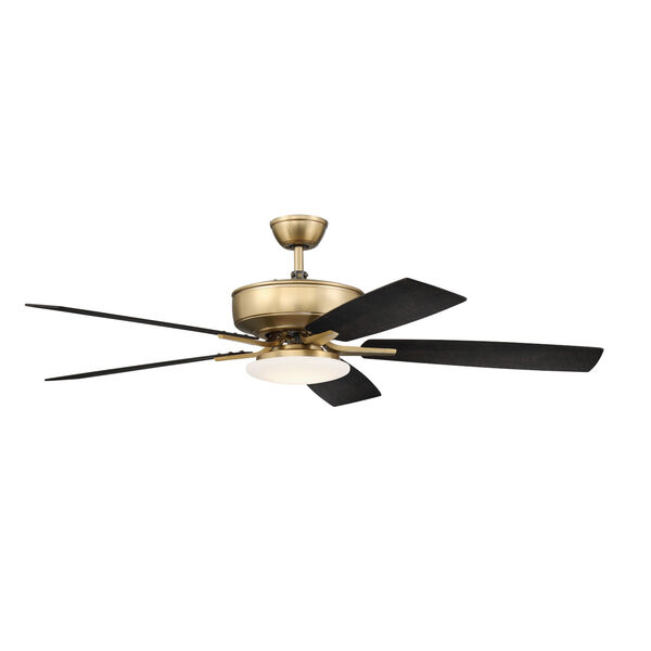 Pro Plus Satin Brass 52-Inch LED Ceiling Fan, image 3