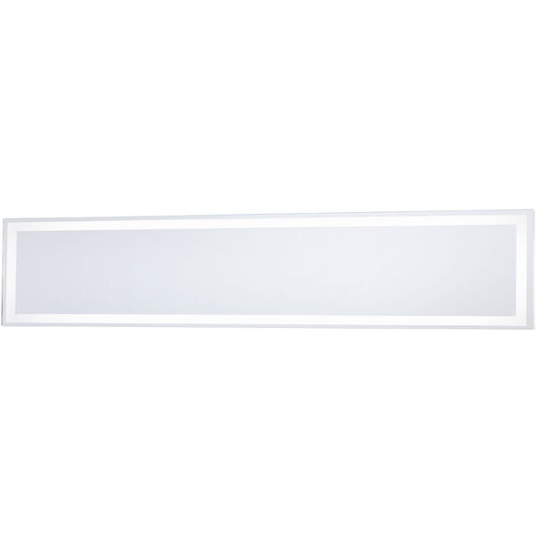 White 36-Inch Rectangle Mirror with LED, image 1
