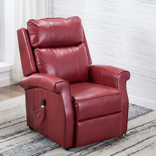 Lehman Red Traditional Lift Chair, image 5