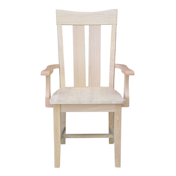 Ava Natural Arm Chair, image 2