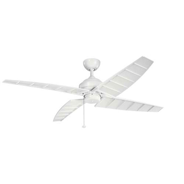 Surrey Matte White 60-Inch Ceiling Fan, image 1