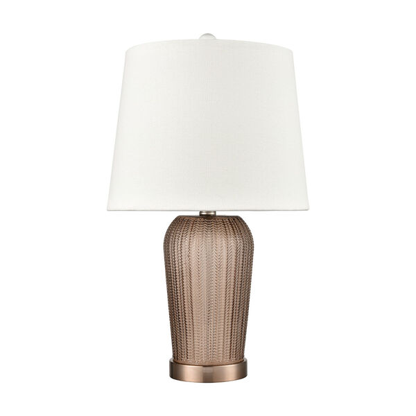 Prosper Autumnal and Coffee Plated One-Light Table Lamp, image 2