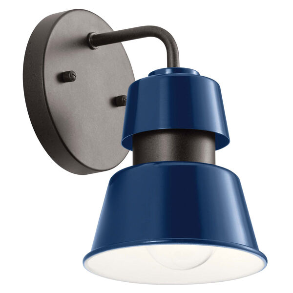 Lozano Catalina Blue Eight-Inch One-Light Outdoor Wall Sconce, image 1