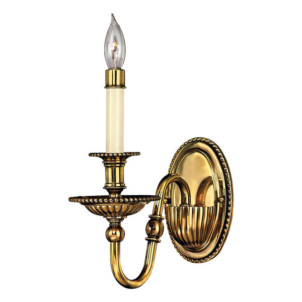Oxford Burnished Brass One-Light Wall Sconce, image 1