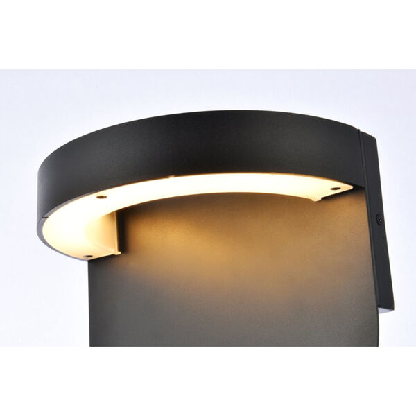 Raine Black 300 Lumens 10-Light LED Outdoor Wall Sconce, image 3