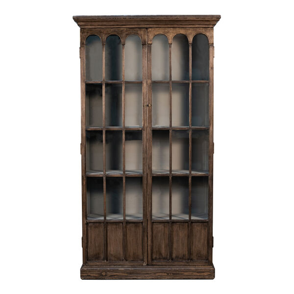 Brown Refined Arches Tall Bookcase, image 2