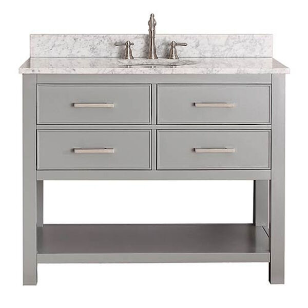 Brooks Chilled Gray 42-Inch Vanity Only, image 1