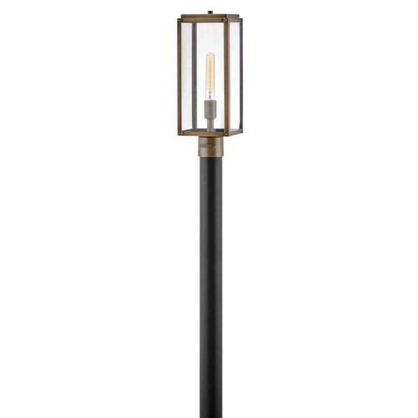 Max Burnished Bronze One-Light 9-Inch Outdoor Post Mount, image 2