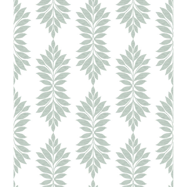 Waters Edge Light Green Broadsands Botanica Pre Pasted Wallpaper - SAMPLE SWATCH ONLY, image 2