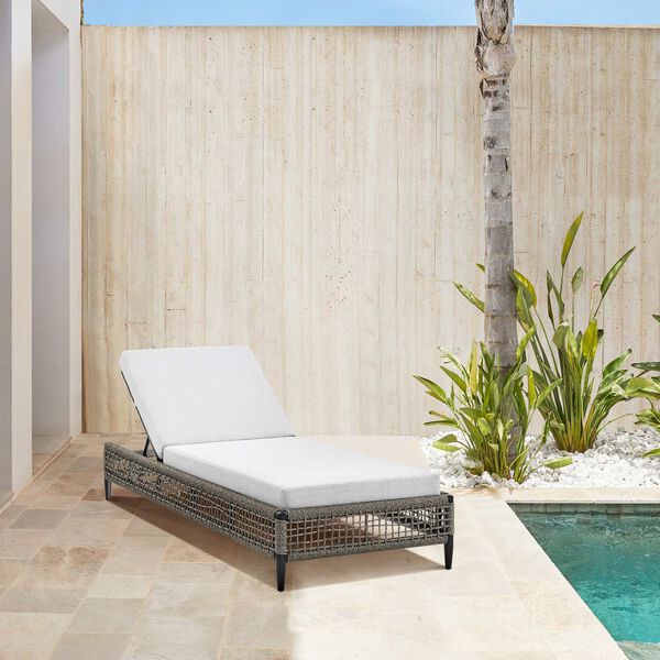 Felicia Black Outdoor Chaise Lounge, image 4