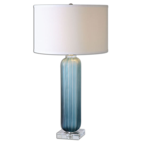 Caudina Frosted Blue One-Light Table Lamp, image 3