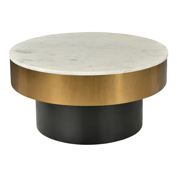 Gold and Black Dado Coffee Table, image 2