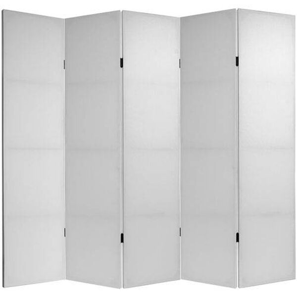 Six Ft. Tall Do It Yourself Canvas Room Divider Five Panel, Width - 15.75 Inches, image 1