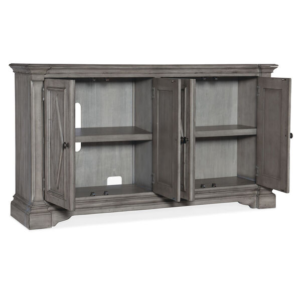Commerce and Market Gray Four-Door Cabinet, image 2