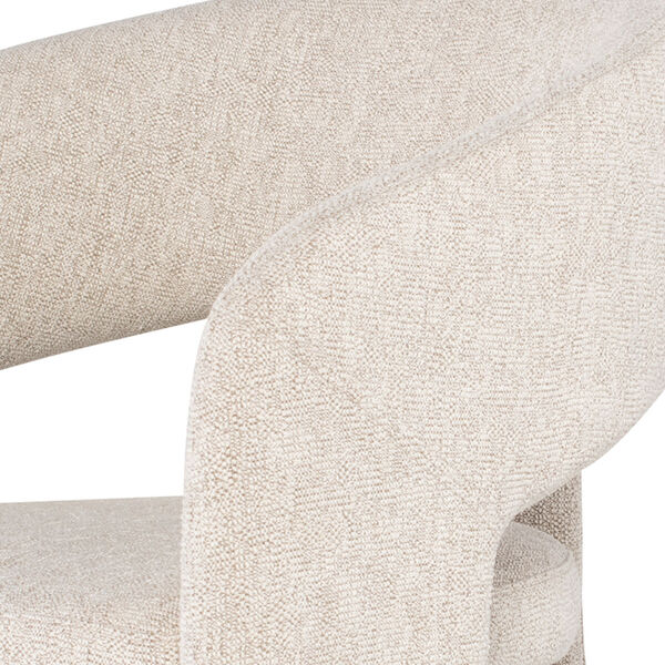 Anise Shell White Occasional Chair, image 4