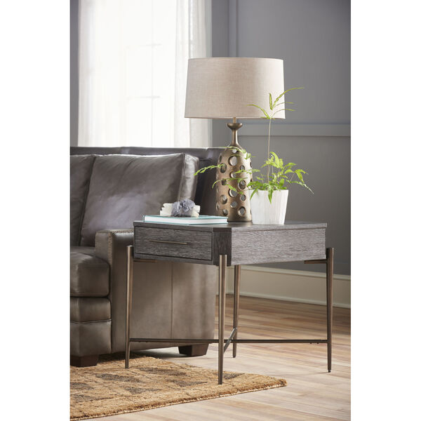 Oslo Onyx 24-Inch End Table, image 2