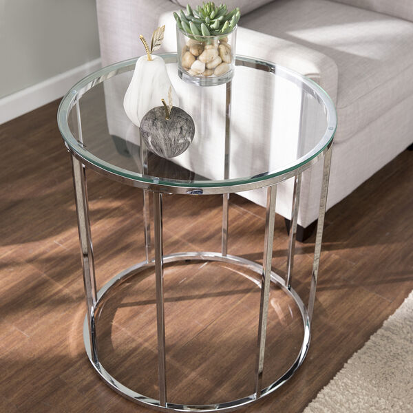 Cranstyn Chrome End Table, image 3