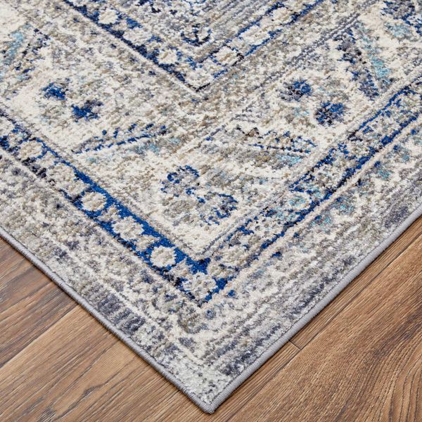 Bellini Taupe Gray Blue Rectangular 5 Ft. 3 In. x 7 Ft. 6 In. Area Rug, image 4