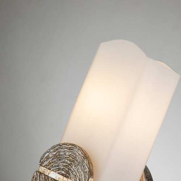 Elan Silver Leaf Two-Light Wall Sconce, image 3