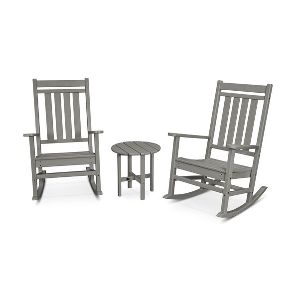 Slate Grey Estate Rocking Chair Set, 3-Piece, image 1