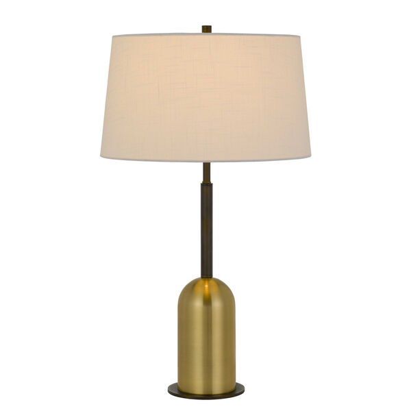Rimini Black and Antique Brass One-Light Table lamp, image 3