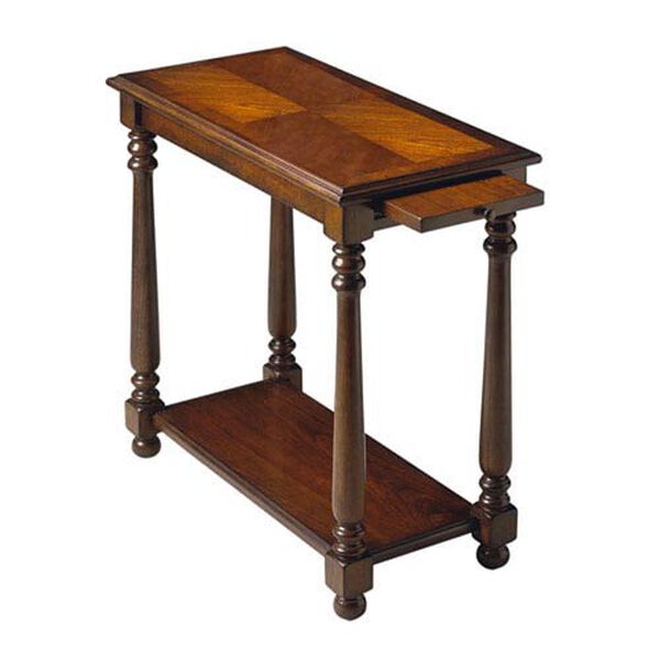 Evelyn Plantation Cherry Chairside Table, image 1