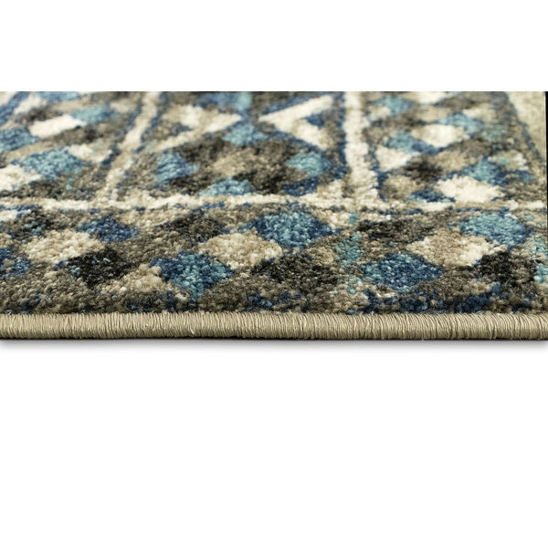 Ashford Tribal Cool Blue Rectangular: 5 Ft. 3 In. x 7 Ft. 6 In. Area Rug, image 6