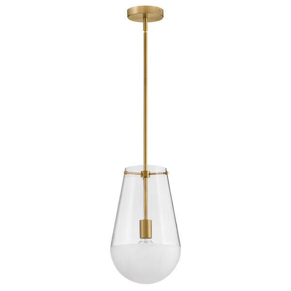 Beck Lacquered Brass One-Light Mini Pendant, image 5