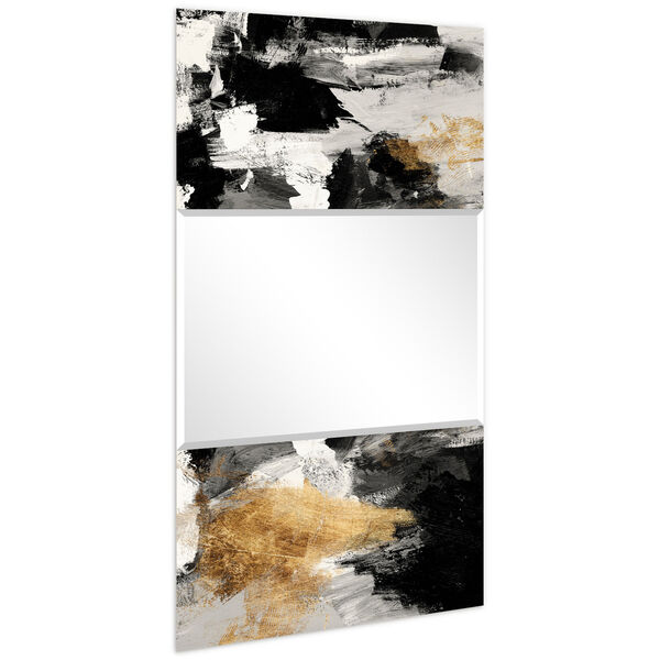 Grey Skies Black 32 x 64-Inch Rectangular Beveled Wall Mirror, image 4