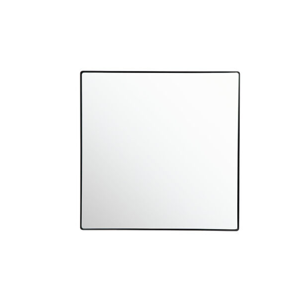 Kye Black 30 x 30 Inch Square Wall Mirror, image 1