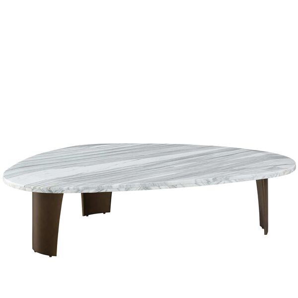 ErinnV x Universal Ellwood White and Bronze Cocktail Table, image 5