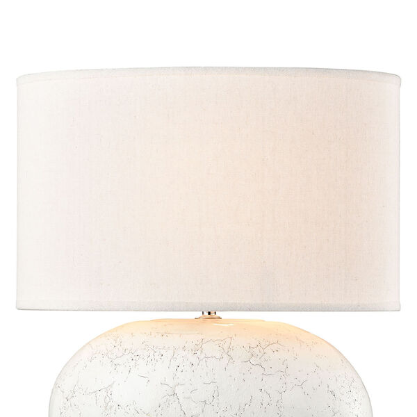 Fresgoe White Crackle One-Light Table Lamp, image 3