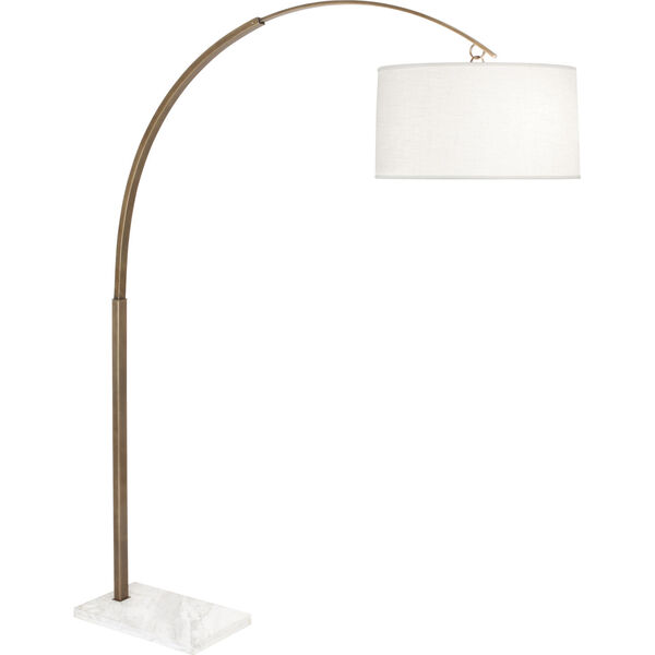 Archer Warm Brass Two-Light Floor Lamp, image 1