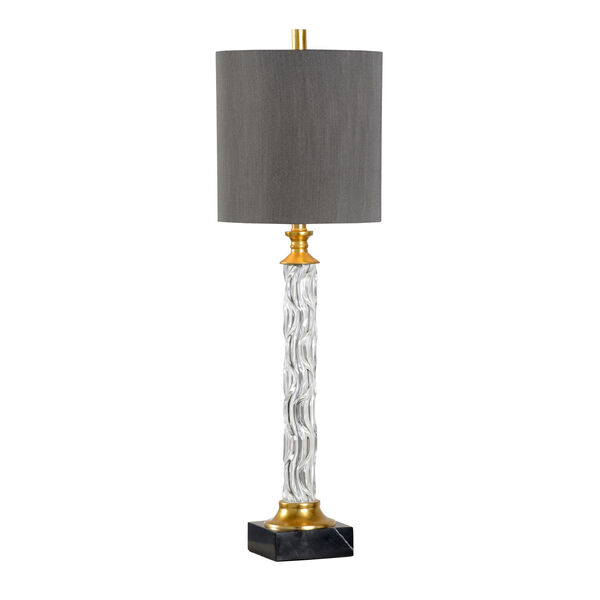 Clear One-Light Table Lamp, image 1