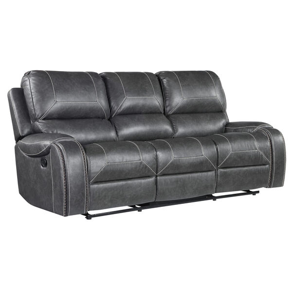 Keily Gray Manual Recliner Sofa, image 5