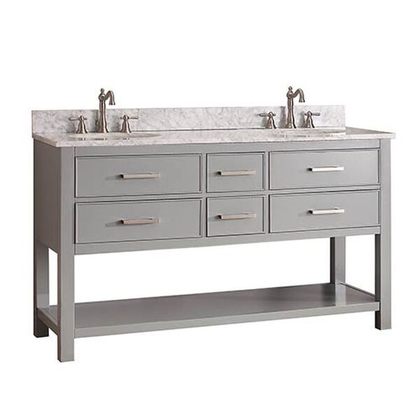 Brooks Chilled Gray 60-Inch Vanity Only, image 2