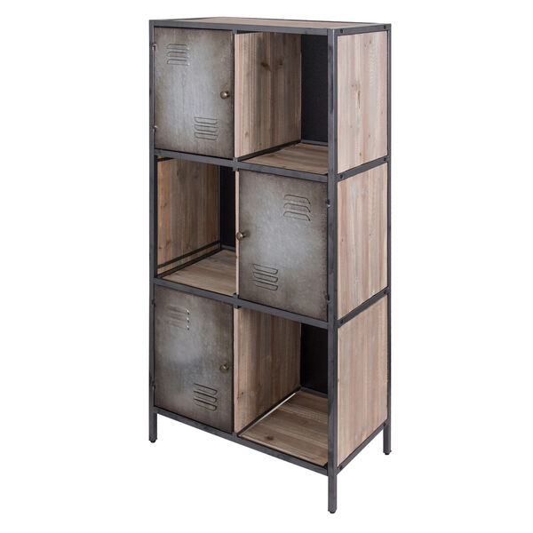 Casa Weathered Steel Bookcase, image 3